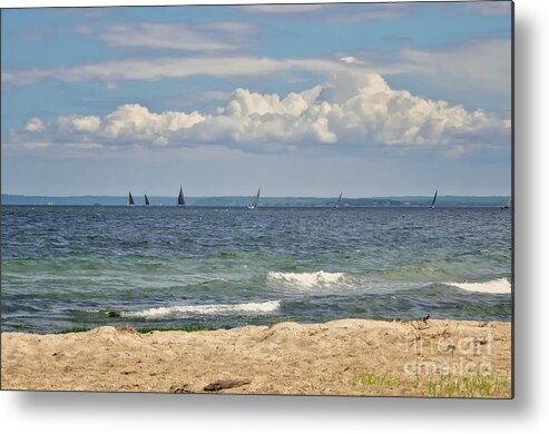 Saling Metal Print featuring the photograph A Great Day For A Sail by Lois Bryan