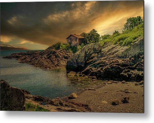Ogunquit Art Museum Metal Print featuring the photograph A Mysterious Sky by Penny Polakoff