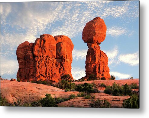 Desert Metal Print featuring the photograph A Walk Through Arches National Park 6 by Mike McGlothlen