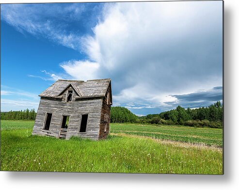 2020-06-21 Metal Print featuring the photograph Abandoned Farm House by Phil And Karen Rispin