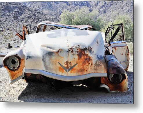 Mojave Metal Print featuring the photograph Abandoned Mojave Auto by Kyle Hanson