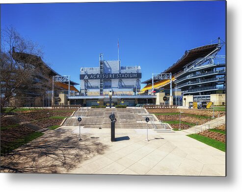 Acrisure Stadium Metal Print featuring the photograph Acrisure Stadium - Pittsburgh, PA by Susan Rissi Tregoning