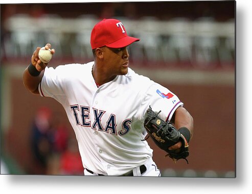 Adrian Beltre Metal Print featuring the photograph Adrian Beltre by Ronald Martinez