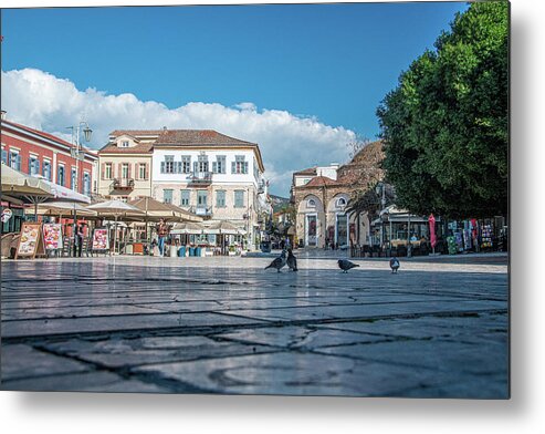 Nafplio Metal Print featuring the photograph Afternoon in Nafplio by Douglas Wielfaert