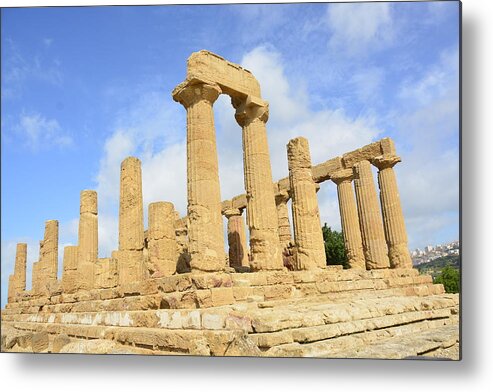 Agrigento Metal Print featuring the photograph Agrigento, Valley of the Kings 1 by Regina Muscarella