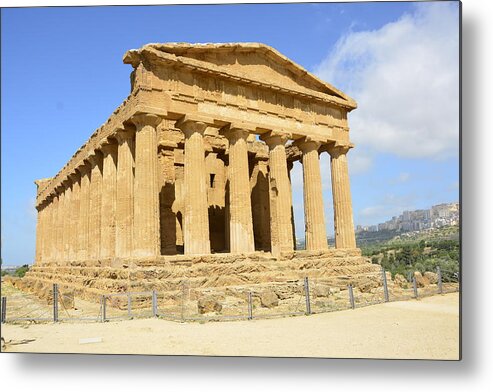 Agrigento Metal Print featuring the photograph Agrigento, Valley of the Kings 3 by Regina Muscarella