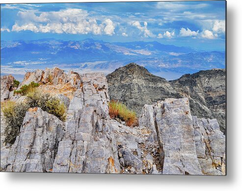 Death Valley National Park Metal Print featuring the photograph Aguereberry Point Rocks by Kyle Hanson