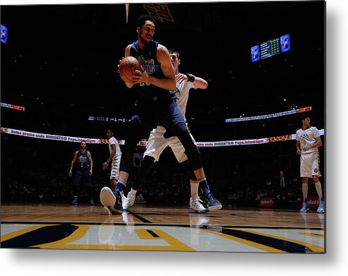 Nba Pro Basketball Metal Print featuring the photograph A.j. Hammons by Bart Young