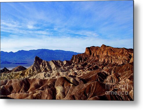 Mountains Metal Print featuring the photograph Along the Road in Death Valley National Park by L Bosco