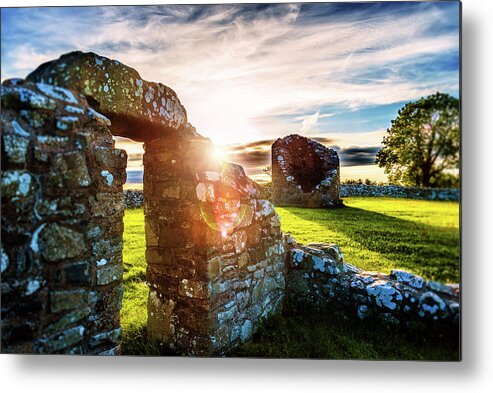 Andbc Metal Print featuring the photograph Ancient Nendrum 2 by Martyn Boyd