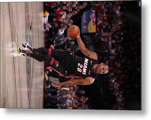 Nba Pro Basketball Metal Print featuring the photograph Andre Iguodala by Cameron Browne