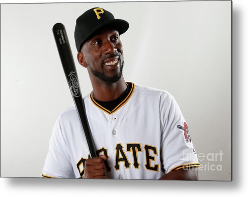Media Day Metal Print featuring the photograph Andrew Mccutchen by Brian Blanco