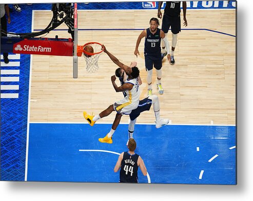 Nba Pro Basketball Metal Print featuring the photograph Andrew Wiggins by Cooper Neill