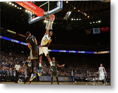 Andrew Wiggins Metal Print featuring the photograph Andrew Wiggins by Noah Graham