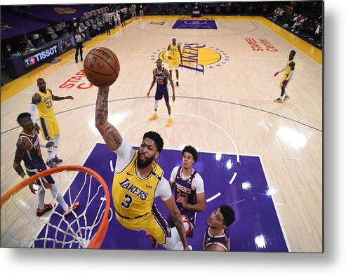 Playoffs Metal Print featuring the photograph Anthony Davis by Juan Ocampo
