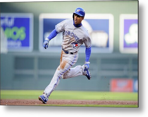 Game Two Metal Print featuring the photograph Anthony Gose by Hannah Foslien