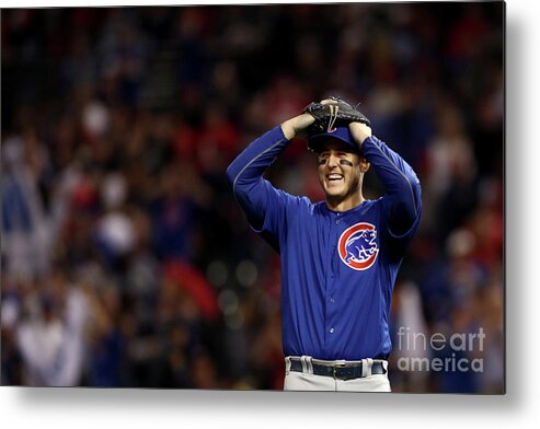Three Quarter Length Metal Print featuring the photograph Anthony Rizzo by Elsa