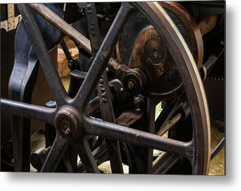 Cleveland Metal Print featuring the photograph Antique Press by Stewart Helberg