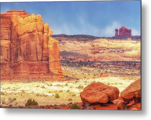 Landscape Metal Print featuring the photograph Arches Landscape by Marc Crumpler