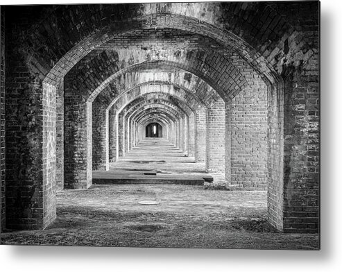 Fort Metal Print featuring the photograph Arches to History by David Hart
