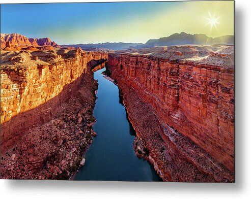 Arizona Sunrise Metal Print featuring the photograph Arizona Sunrise by Az Jackson