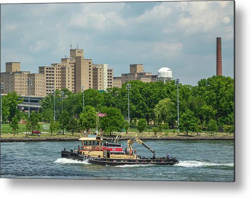 Tugboat Metal Print featuring the photograph Army Corps of Engineers Tugboat by Cate Franklyn