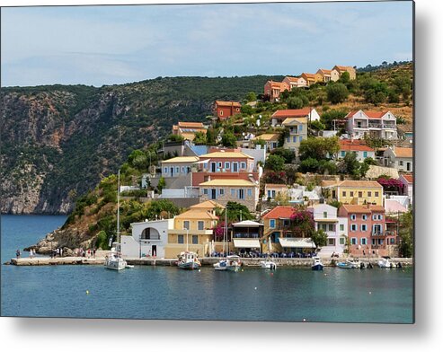 Assos Metal Print featuring the photograph Assos in Cephalonia by Rob Hemphill