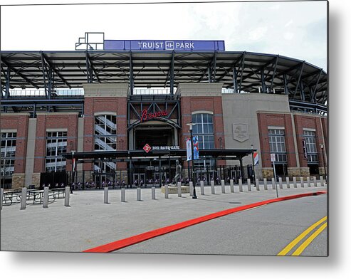 Truist Park Metal Print featuring the photograph Atlanta Braves Truist Park by Richard Krebs