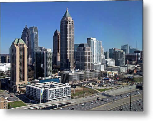 Atlanta Metal Print featuring the photograph Atlanta, Ga. Midtown by Richard Krebs