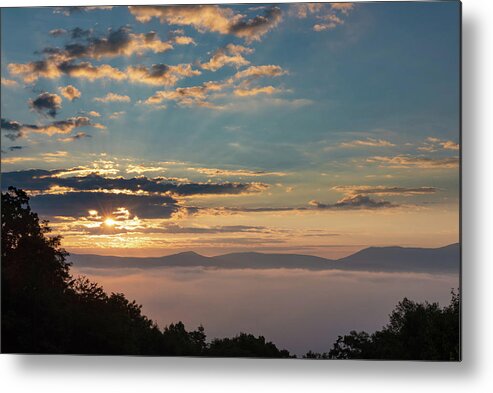 Shenandoah Valley Metal Print featuring the photograph August Morning Light 2020 by Lara Ellis
