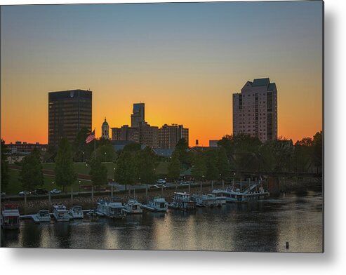 Sunset Metal Print featuring the photograph Augusta Sunset-1 by John Kirkland