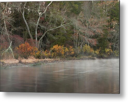 Nature Metal Print featuring the photograph Autumn At Wading River by Kristia Adams