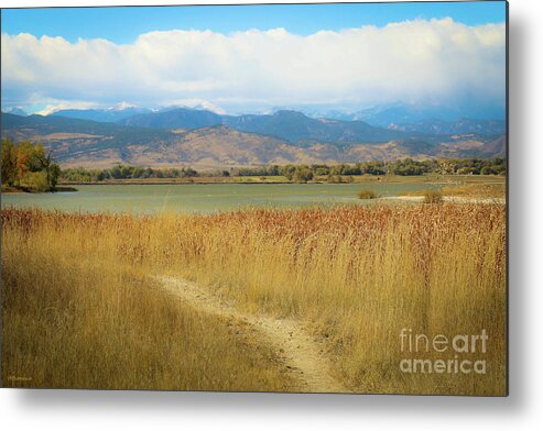 Colorado Metal Print featuring the photograph Autumn McIntosh Lake by Veronica Batterson