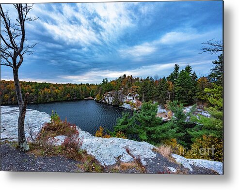2018 Metal Print featuring the photograph Autumn on a Secret Lake by Stef Ko