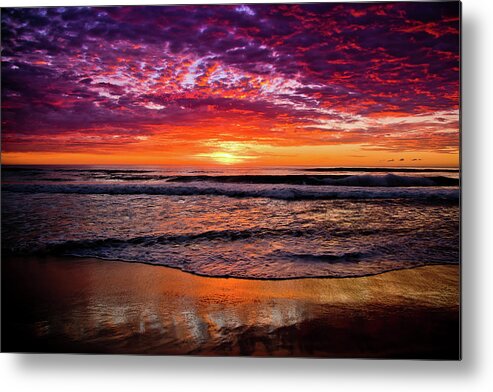 Ocean Art Metal Print featuring the photograph Awakened Aura by Az Jackson