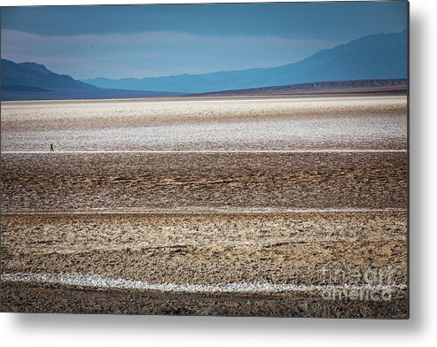 Death Valley Metal Print featuring the photograph Badwater Basin by Erin Marie Davis