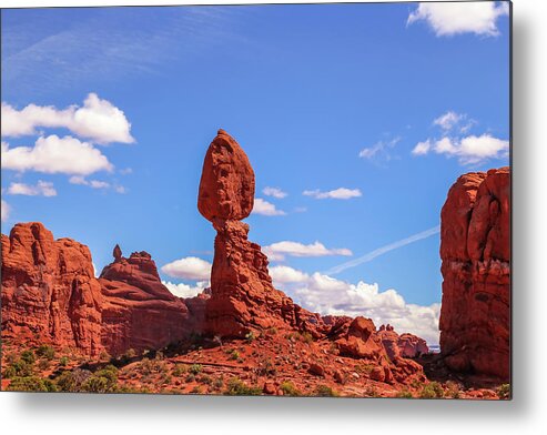 Arches National Park Metal Print featuring the photograph Balancing Rock by Alberto Zanoni