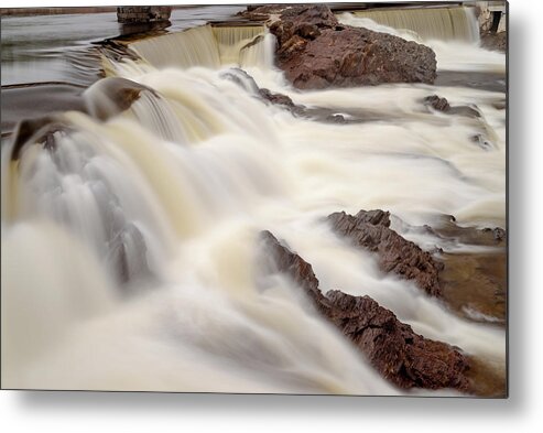 Bath Metal Print featuring the photograph Bath, New Hampshire Waterfall I by William Dickman