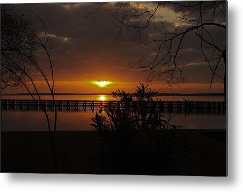 Sunrise Metal Print featuring the photograph Belhaven Sunrise #2 by Eric Towell