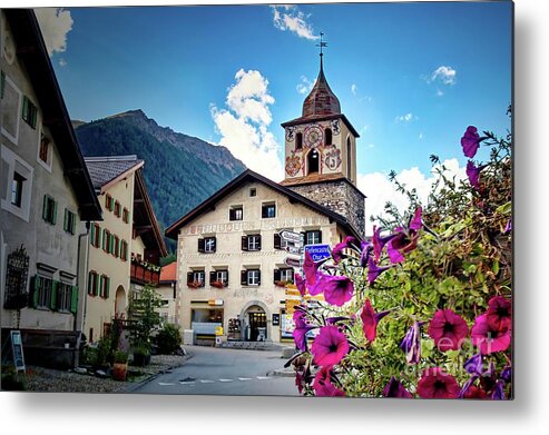 Bergün Metal Print featuring the photograph Berguen by Thomas Nay