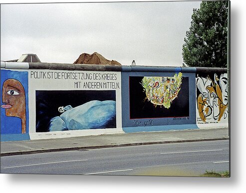 Berlin Wall Metal Print featuring the photograph Berlin Wall - Berlin, Germany by Richard Krebs
