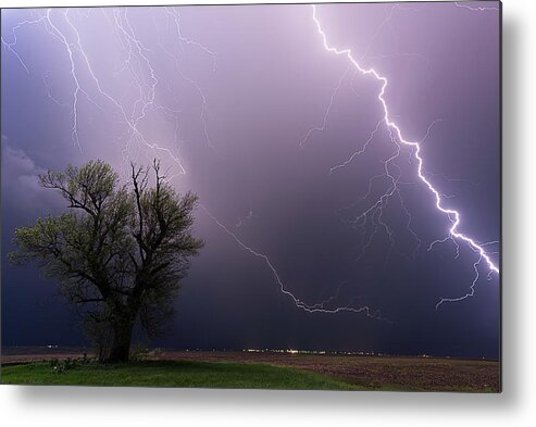 Lightning Metal Print featuring the photograph Big Bolt by Marcus Hustedde