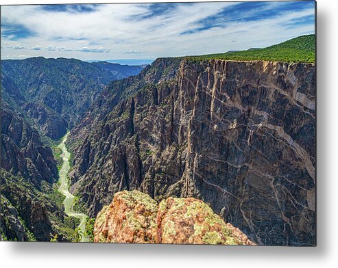 America Metal Print featuring the photograph Black Canyon National Park Painted Wall by Erin K Images
