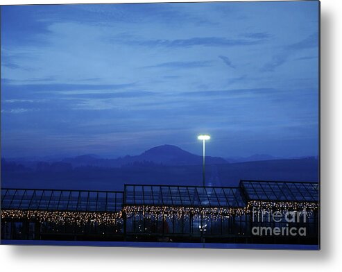 Photo Metal Print featuring the photograph Blue Sky for Christmas Night by Eva-Maria Di Bella