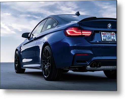 Bmw Metal Print featuring the photograph Bmw M4 by David Whitaker Visuals