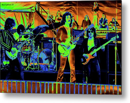 Blue Oyster Cult Metal Print featuring the photograph Boc Vra#24 by Benjamin Upham III
