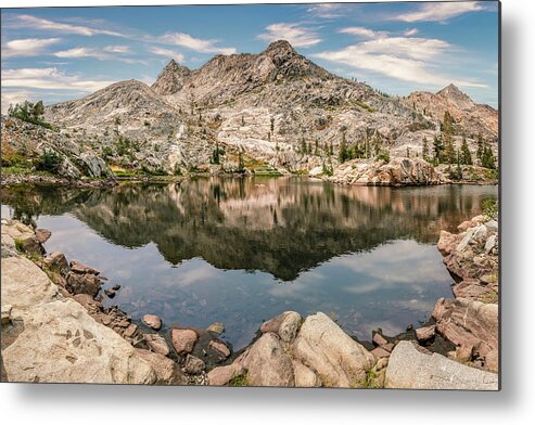 Desolation Wilderness Metal Print featuring the photograph Boomerang Lake by Gary Geddes