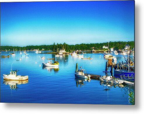 Photo Metal Print featuring the photograph Boothbay Harbor by Anthony M Davis