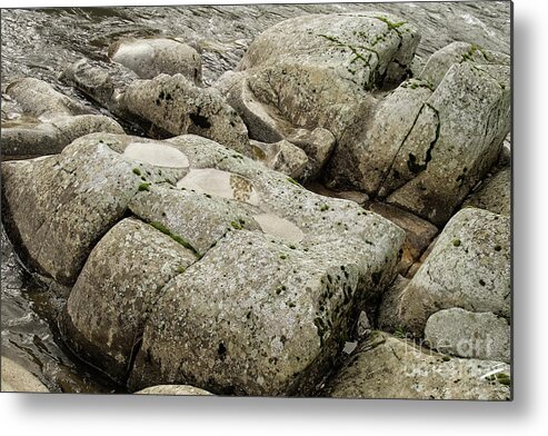 Boulder Metal Print featuring the photograph Boulders on the Banks by Theresa Fairchild