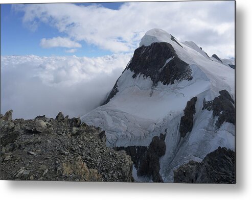 Mountains Switzerland Metal Print featuring the photograph Breithorn by Gregory Blank